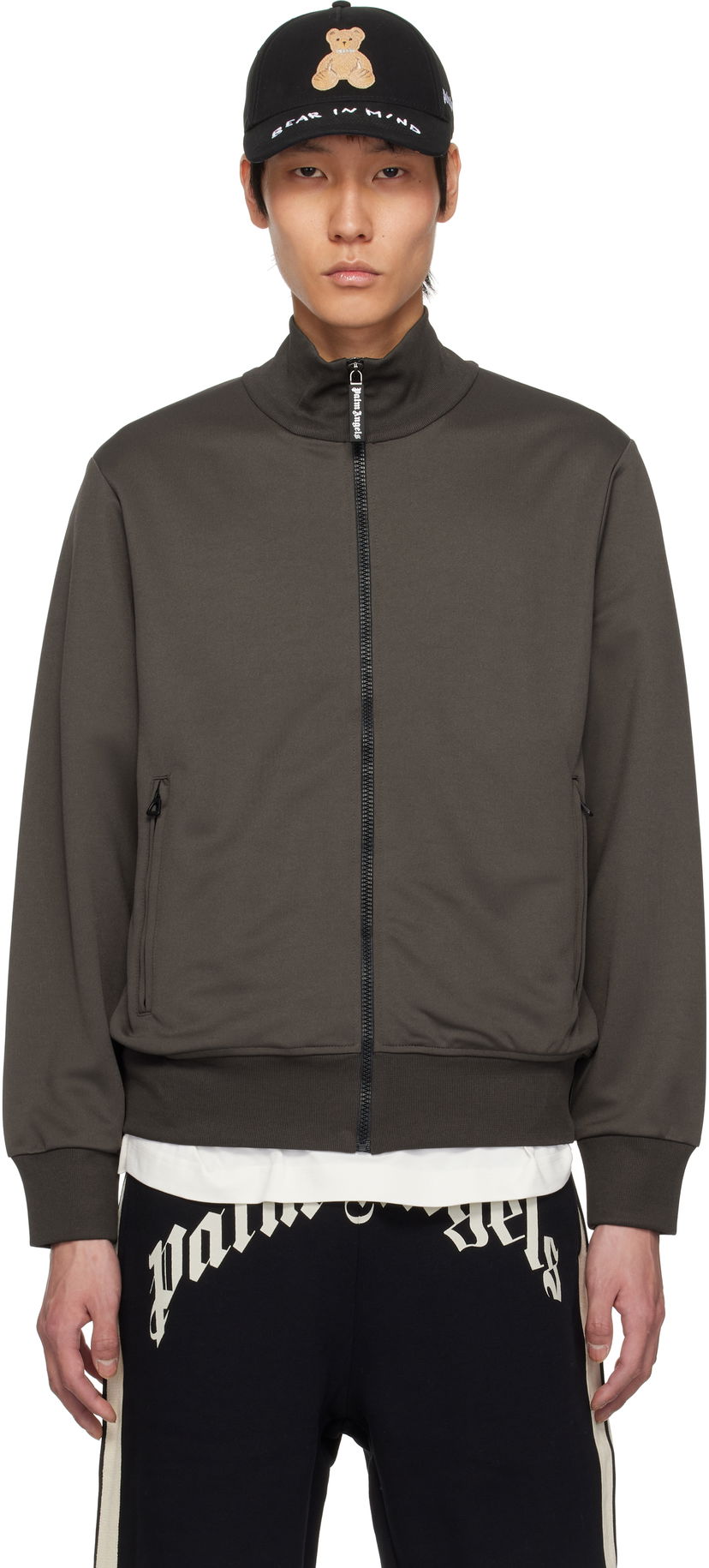 Світшоти Palm Angels Palm Angels Track Jacket Сірий | PMBD089S25FAB0011303