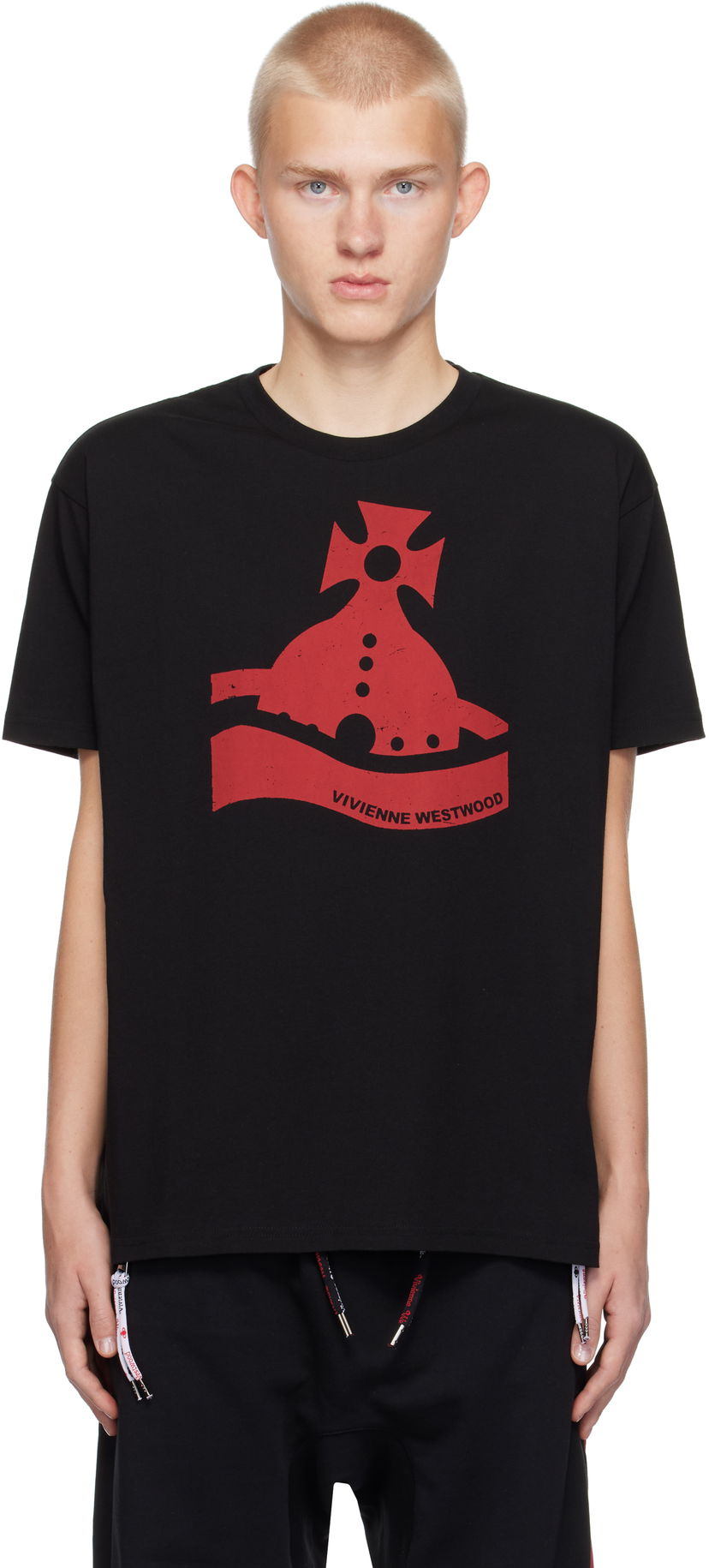 Футболка Vivienne Westwood Classic Sunken Orb T-Shirt чорний | 3G01002F-J001M-