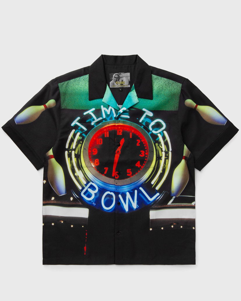 Сорочка Pleasures Time to Bowl Button-Up Shirt чорний | P25SU059-BLACK