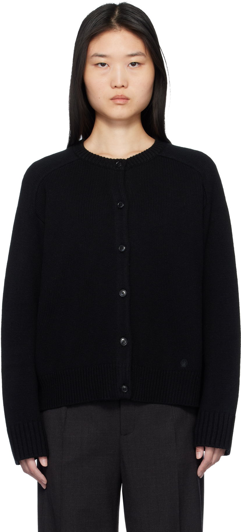 Cветр Loulou de Saison Loulou de Saison Aidar Cardigan чорний | AIDAR