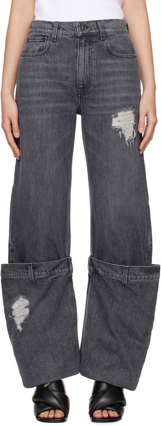 Джинси JW Anderson SSENSE Exclusive Gray Bucket Jeans Сірий | DT0056-PG1195929