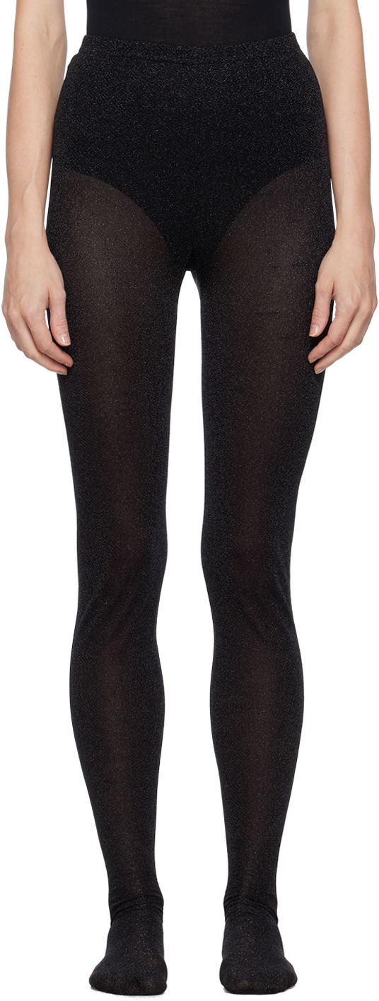 Шкарпетки Anna Sui Anna Sui Glittered Tights чорний | 723L90
