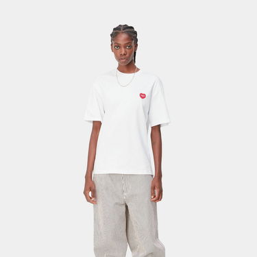 Футболка Carhartt WIP Heart Patch T-Shirt білий | I032318_02_XX, 0