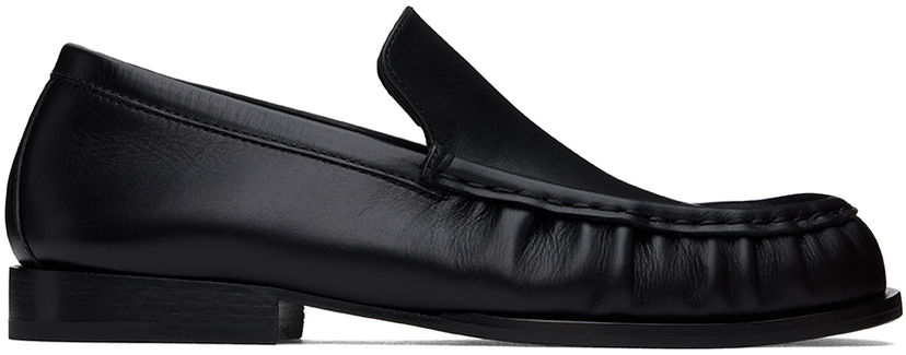 Кросівки та взуття Dries Van Noten Dries Van Noten Leather Loafers чорний | WS242-1277-149