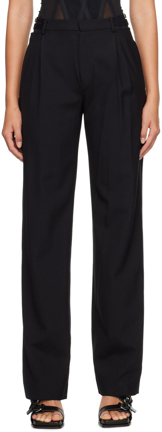 Штани Dion Lee Black Lingerie High-Waist Dress Pants чорний | C2102R23