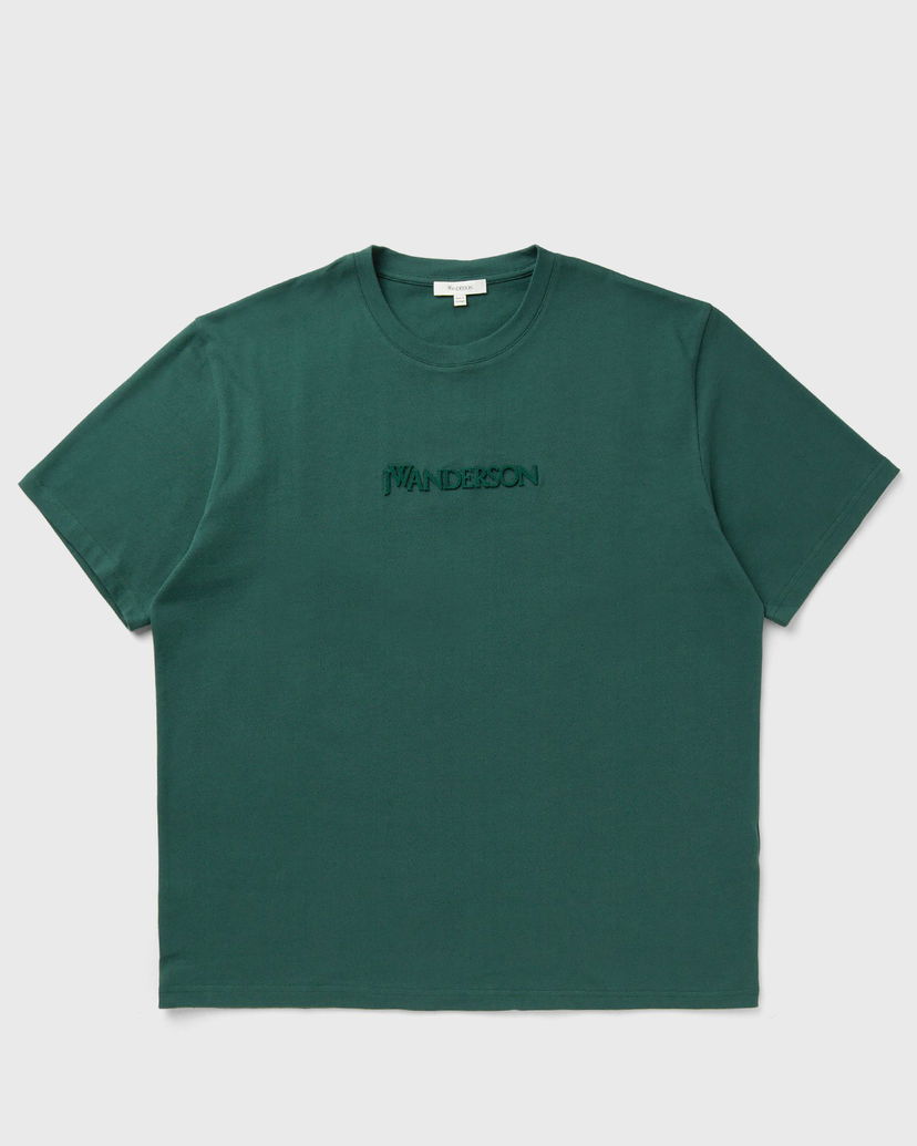 Футболка JW Anderson JW Anderson Logo Embroidery T-Shirt Зелений | JT0258-PG1510-591