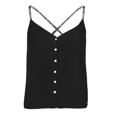 Безрукавка Tommy Hilfiger CAMI BUTTON THRU TOP чорний | DW0DW09762-BDS, 0