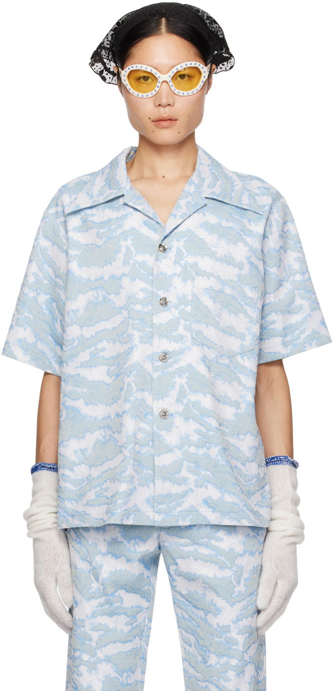 Сорочка Anna Sui Anna Sui Exclusive Printed Shirt Синій | M1024D20