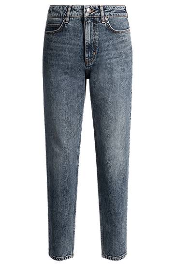 Джинси BOSS Tapered Mom Jeans Синій | 50530317