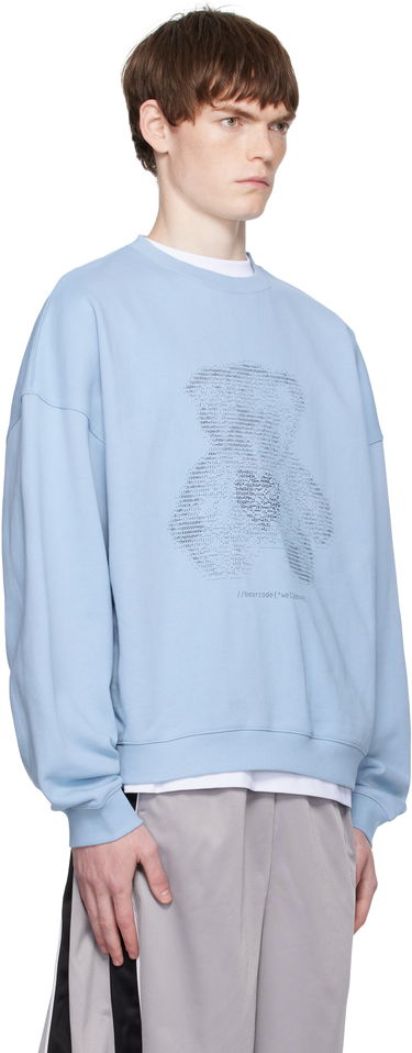 Світшоти We11done Coding Teddy Sweatshirt Синій | WD-TS2-25-789-U-BL, 1