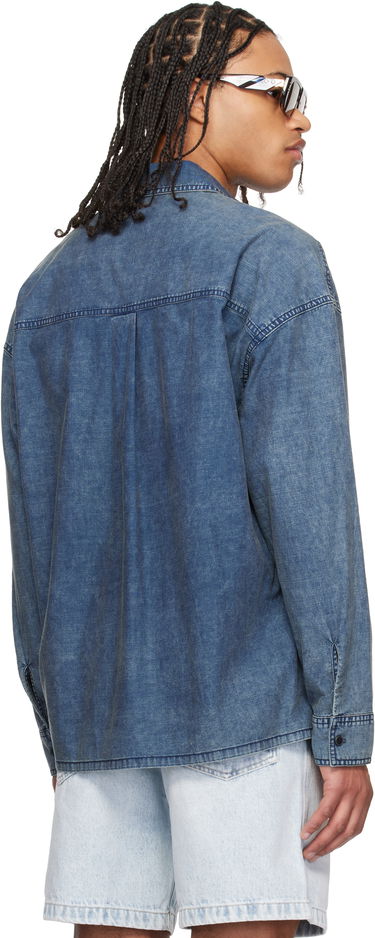 Сорочка ISABEL MARANT Isabel Marant Vittore Denim Overshirt Синій | 25PCH0228HA-C1I01H, 2