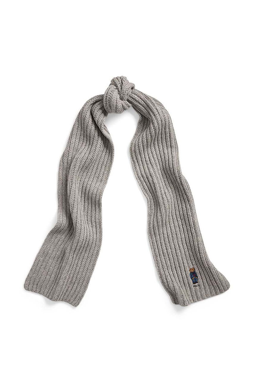 Шарф Polo by Ralph Lauren Scarf Knitted Сірий | 455931877