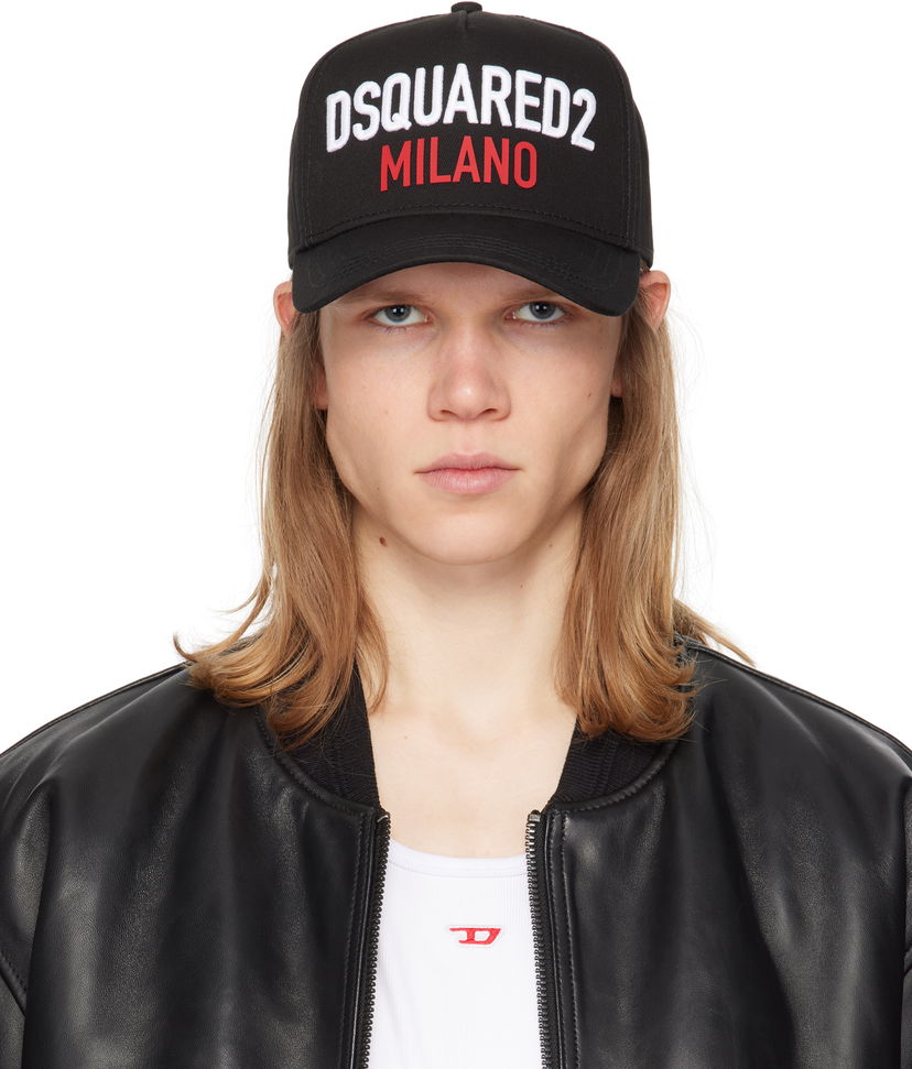 Кепка DSQUARED2 Dsquared2 'Milano' Baseball Cap чорний | BCM0917-05C00001-2124