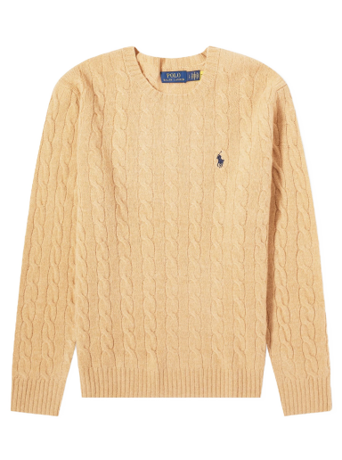 Cветр Polo by Ralph Lauren Wool Cashmere Crewneck бежевий | 710876762009