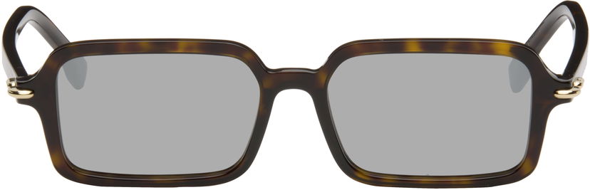 Сонцезахисні окуляри FENDI Fendi Selleria Rectangle Sunglasses Коричневий | FE40174FW5452C 192337228605