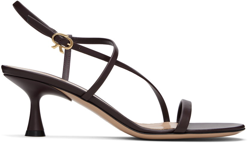 Аксесуари Gianvito Rossi Gianvito Rossi Strappy 55 Heeled Sandals Бордовий | G32225-55LAC-VGI