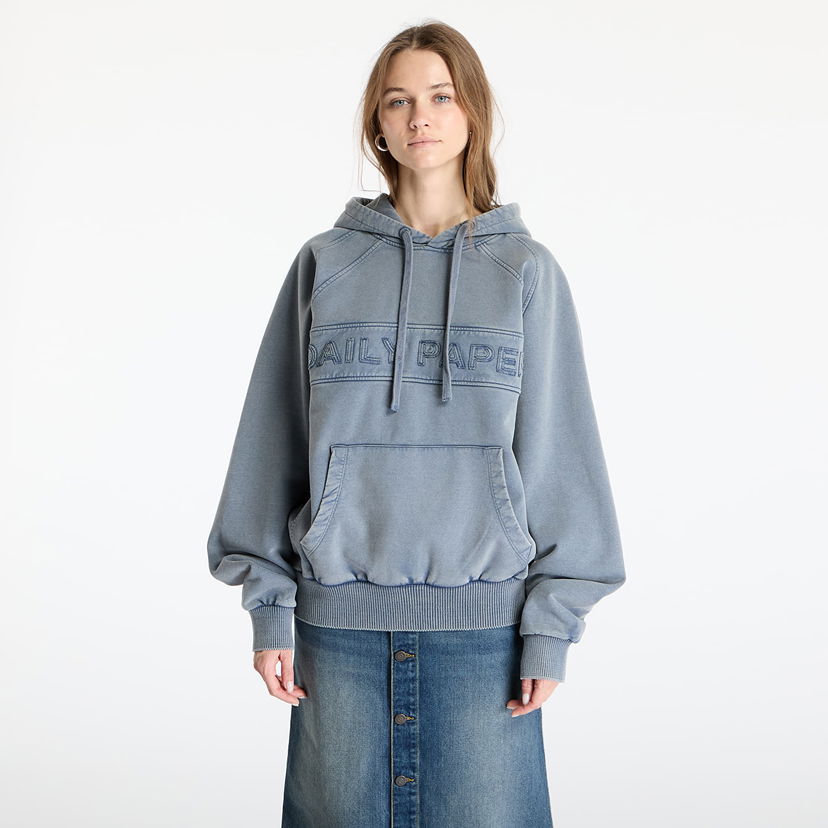 Світшоти DAILY PAPER Daily Paper Garment Wash Hoodie Синій | 2511164