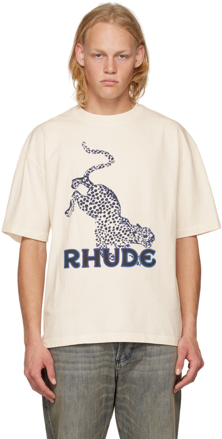 Футболка Rhude Rhude Graphic T-Shirt бежевий | RHPS23TT34012611