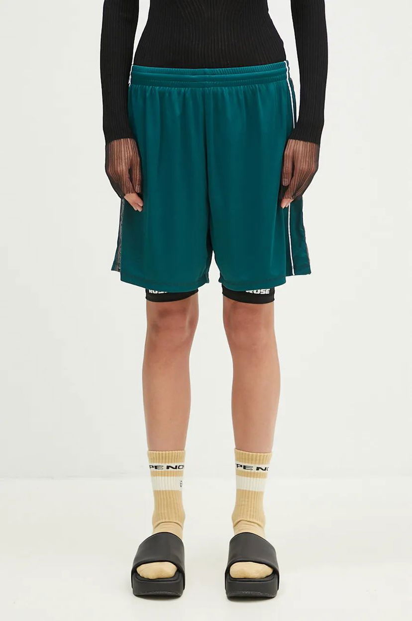 Шорти Martine Rose Double Football Shorts Зелений | 159JT01400