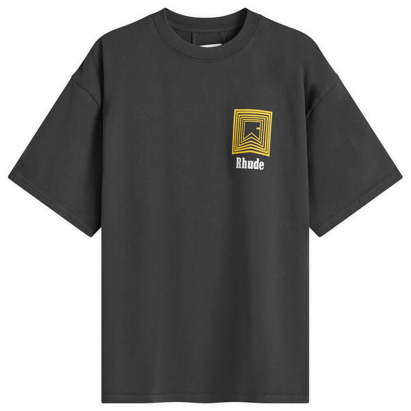 Футболка Rhude Chevron Logo T-Shirt чорний | RHFW24TT060122306