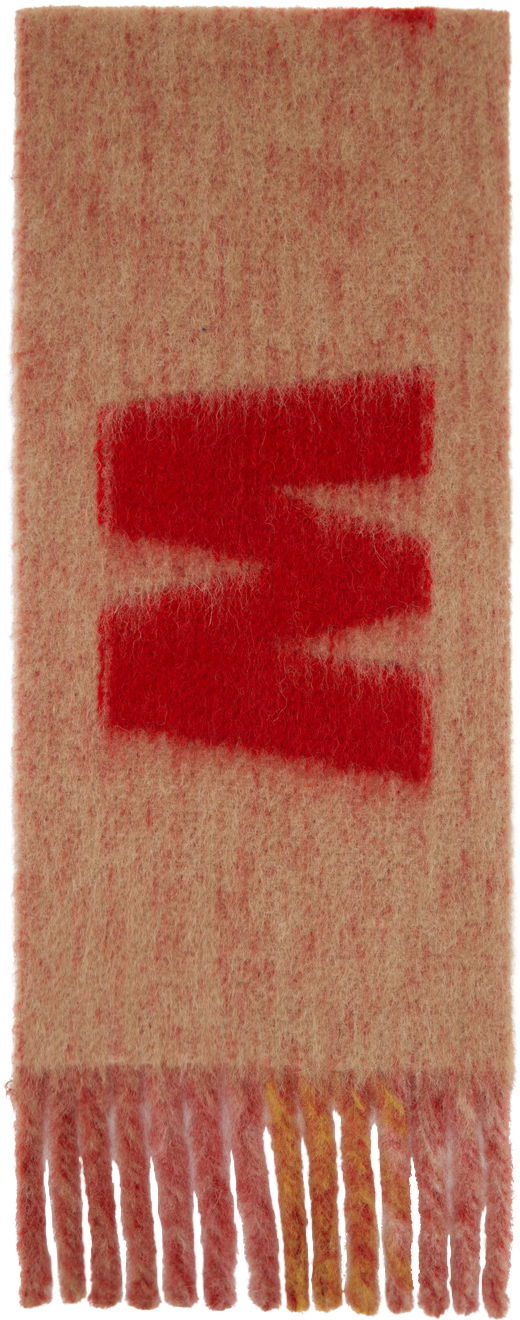 Шарф Marni Logo Scarf Помаранчевий | SCZC0063A0 UAW017