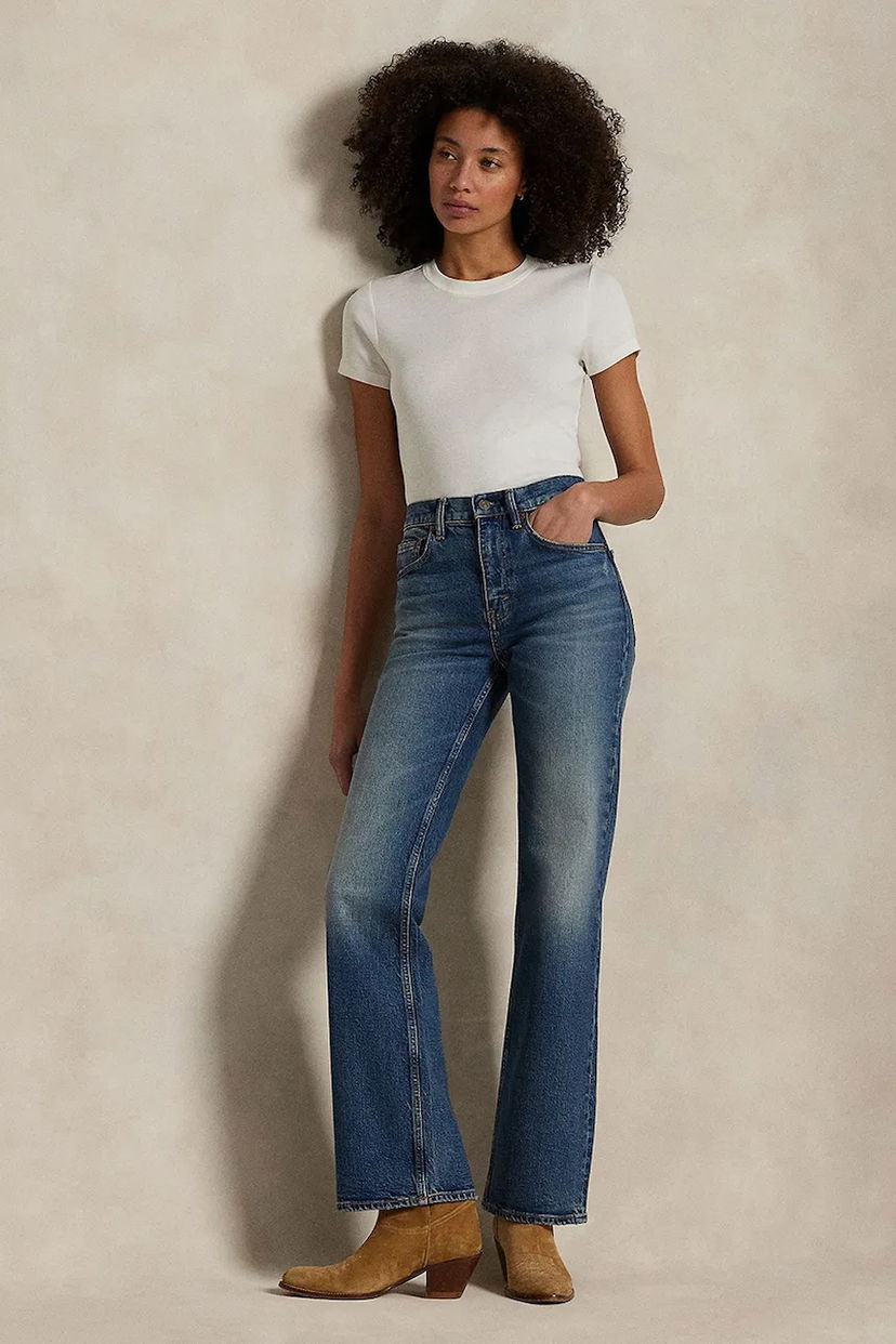 Джинси Polo by Ralph Lauren Polo Ralph Lauren High Waist Jeans Синій | 211969376