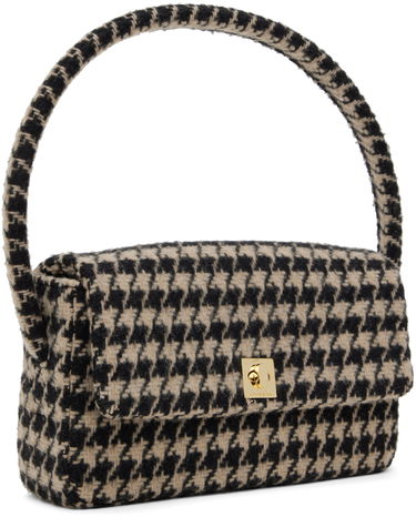 Сумочка Anine Bing Houndstooth Pattern Shoulder Bag чорний | A-13-0112-131, 1