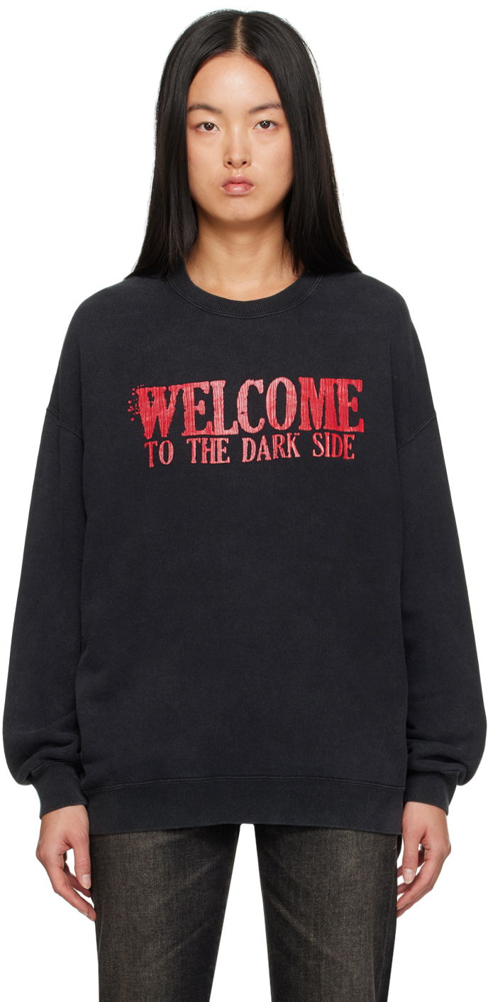 Світшоти R13 R13 'Welcome To The Dark Side' Sweatshirt чорний | R13WK004-K103C
