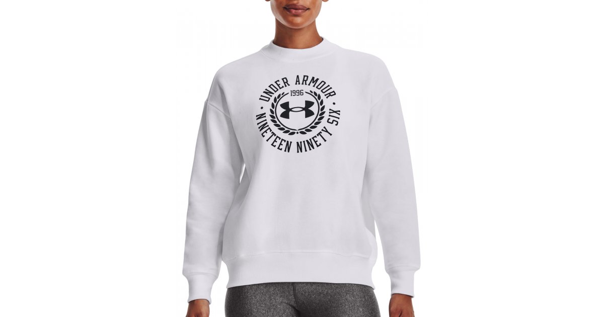Світшоти Under Armour Rival Fleece Crest білий | 1373029-100, 1