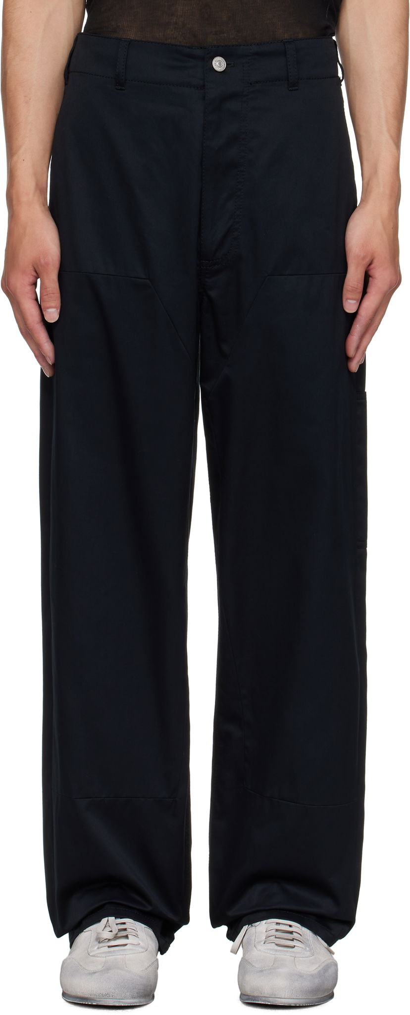 Штани Maison Margiela MM6 Maison Margiela Cotton Trousers чорний | SH0KA0046 M35368
