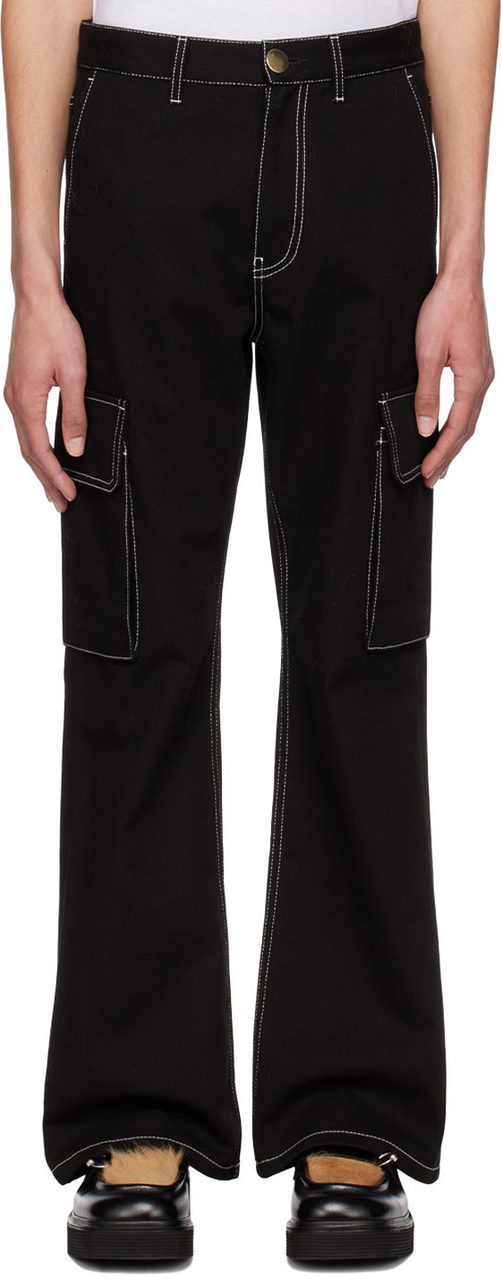Штани карго Marni Marni Flared Cargo Pants чорний | PUMU0217A0 TCX17