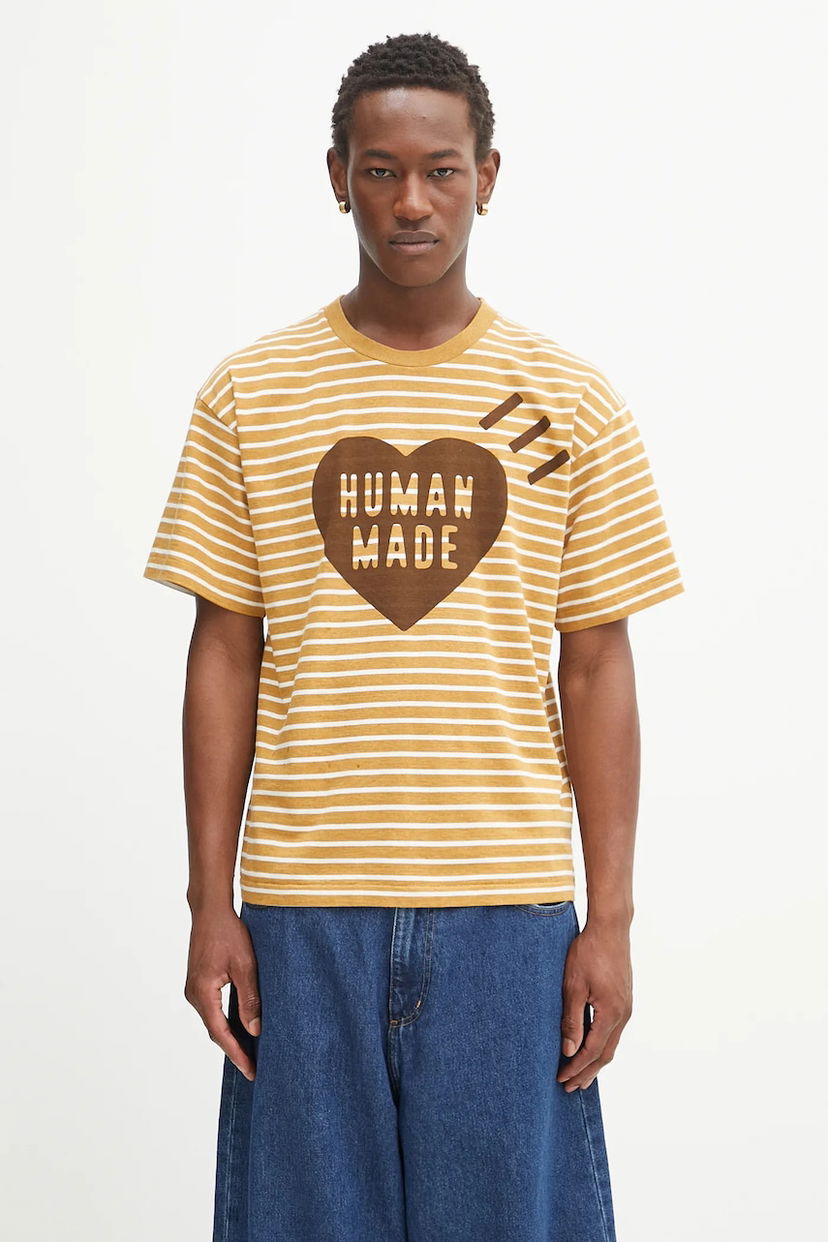 Футболка Human Made Human Made Knitted T-Shirt Жовтий | HM29CS031