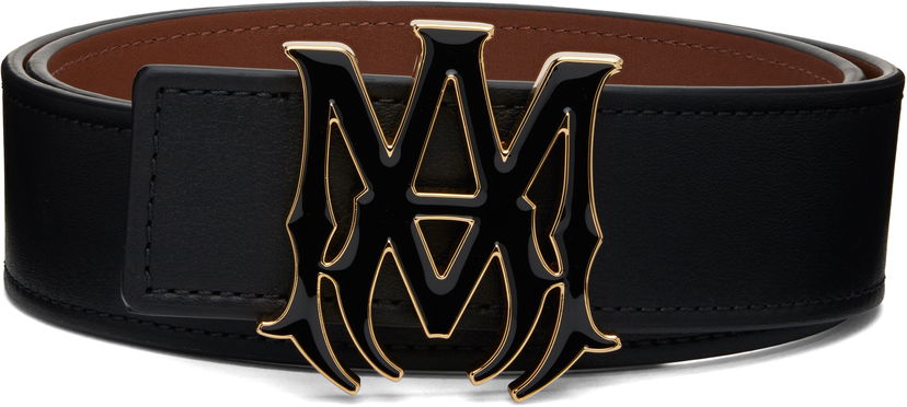 Ремені AMIRI AMIRI MA 4CM Enamel Belt чорний | AMACBL1027