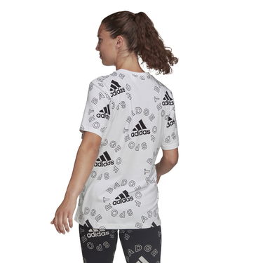Футболка adidas Performance Allover Print Sports T-shirt білий | HC9186, 4