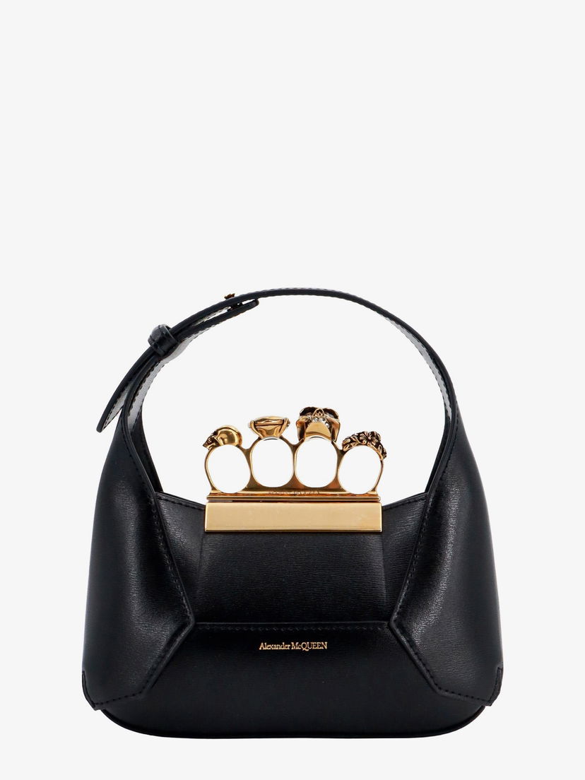 Сумочка Alexander McQueen Jewelled Handbag чорний | 731136DYTAB1000