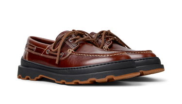 Кросівки та взуття Camper Brutus+ Chunky Laced Loafers Коричневий | K101067-001, 3