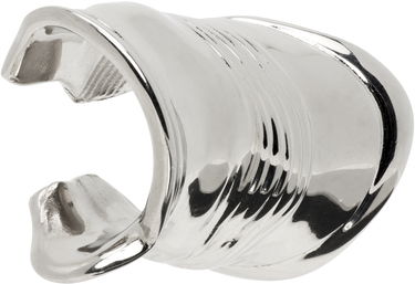 Сережки Jean Paul Gaultier Jean Paul Gaultier 'The Crushed Can' Silver-Tone Ear Cuff Металік | 25/03-W-JW016-X053-91, 1