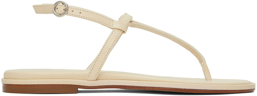 Аксесуари Aeyde Aeyde Nala Thong Sandals бежевий | A11-FS-TTTR08FL48-SS24-100-007