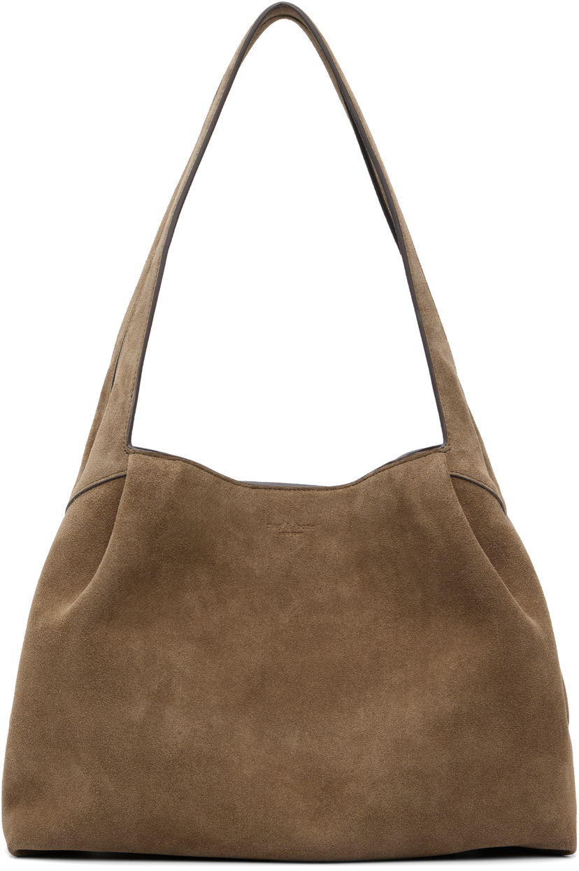 сумка-тоут rag & bone Rag & Bone Slade Suede Tote Коричневий | SD101123