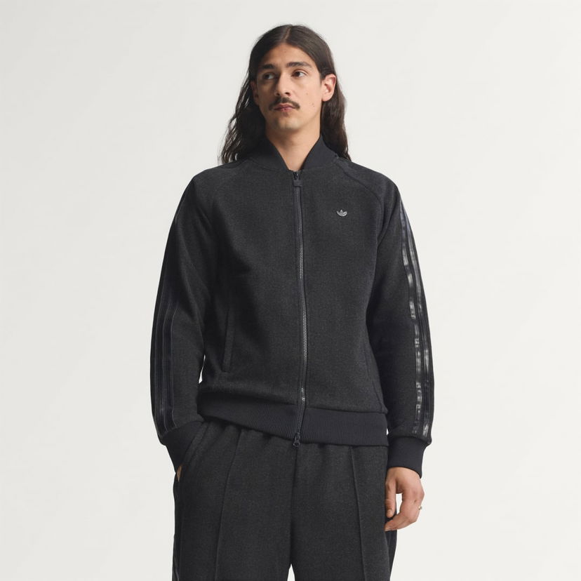 Куртка бомбер adidas Performance Premium Sport Top чорний | JV7614