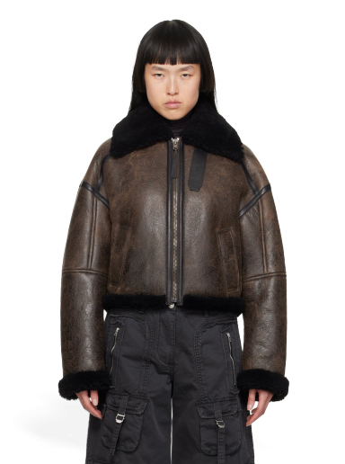 Куртка Acne Studios Spread Shearling бежевий | A70150-