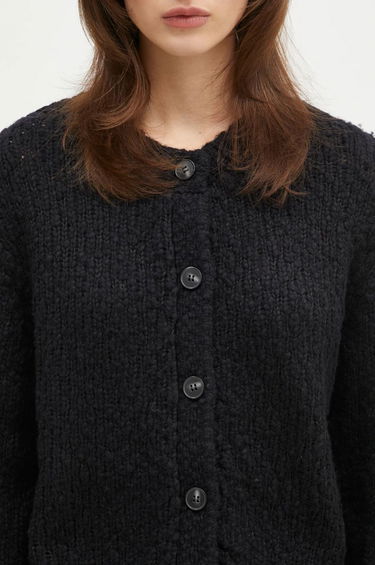 Cветр Samsoe Samsoe Samsoe Samsoe Sameryem Wool Cardigan чорний | F24400084, 3