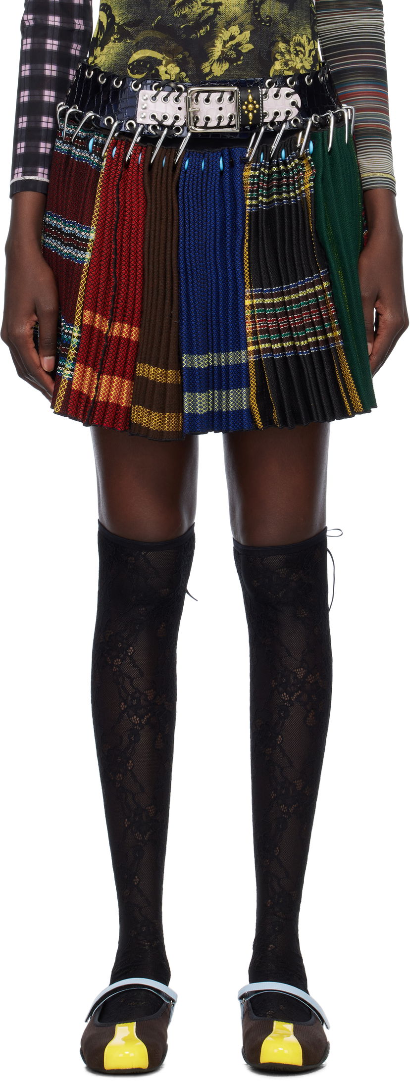 Спідниця Chopova Lowena Chopova Lowena Carabiner Apron Miniskirt Різнокольоровий | 3234