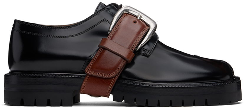 Кросівки та взуття Maison Margiela Combat Derbys чорний | S57WQ0198 P7986