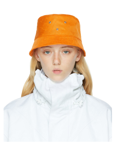 Капелюх Bottega Veneta Intreccio Jacquard Bucket Hat Помаранчевий | 692795 V1PO2