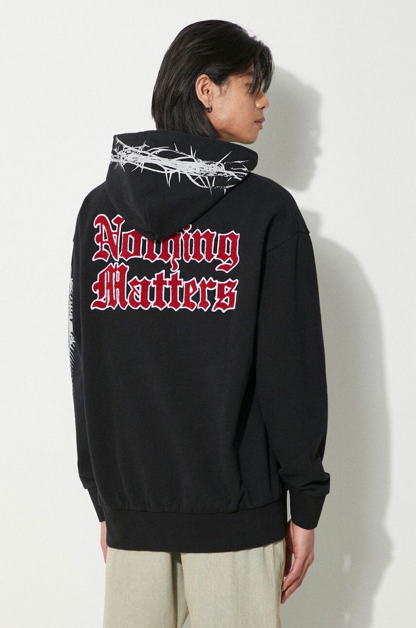 Світшоти Aries Nothing Matters Embroidered Hoodie чорний | SUAR20011X