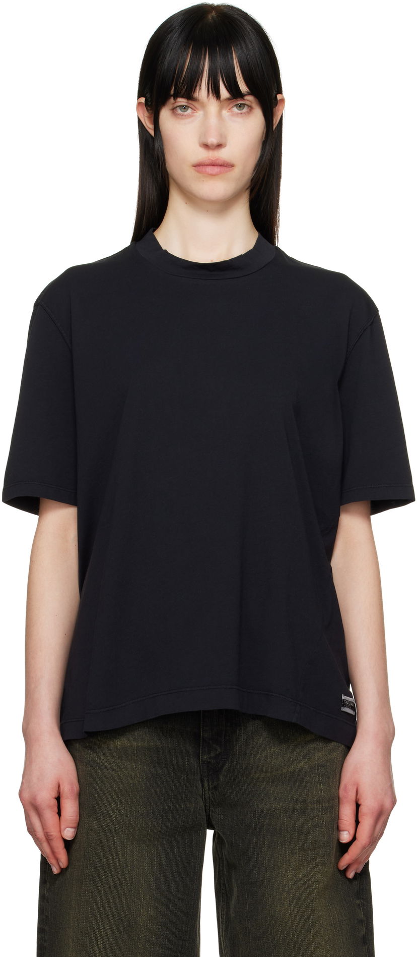 Футболка OUR LEGACY Our Legacy Big T-Shirt чорний | W2256BB