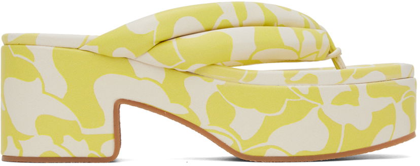 Шорти Dries Van Noten Dries Van Noten Platform Thong Sandals Жовтий | WS241-251-553