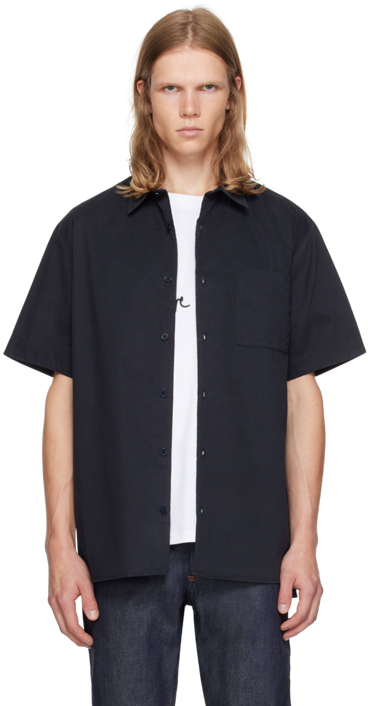 Сорочка A.P.C. Navy Ralph Shirt чорний | COGZR-H12589