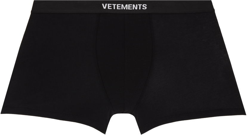 Боксери VETEMENTS Vetements Logo Boxer Briefs чорний | MH76UN400BB
